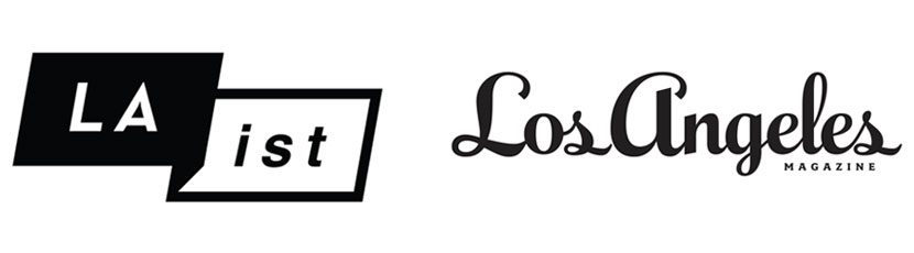 LAist and Los Angeles Magazine logos