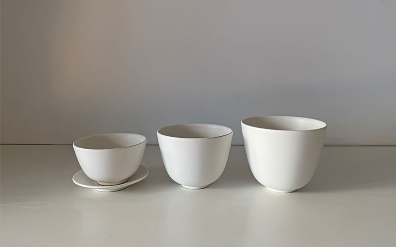 A variety of tea cups by Studio Yamahon