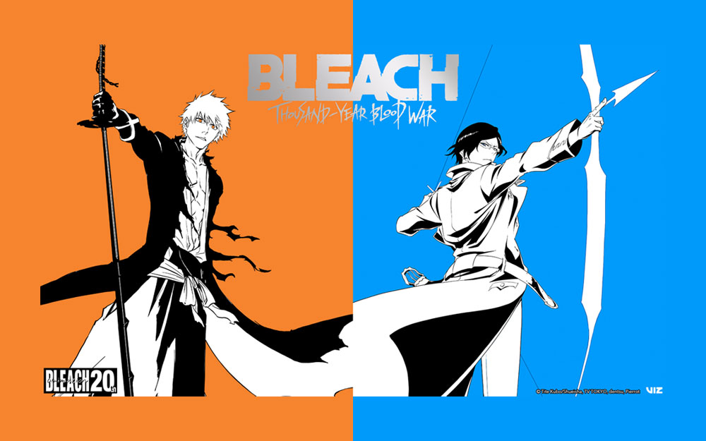 Characters Ichigo (left) and Uryu (Right) from the “BLEACH: Thousand-Year Blood War” series