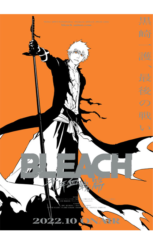 Character Ichigo from the “BLEACH: Thousand-Year Blood War” series