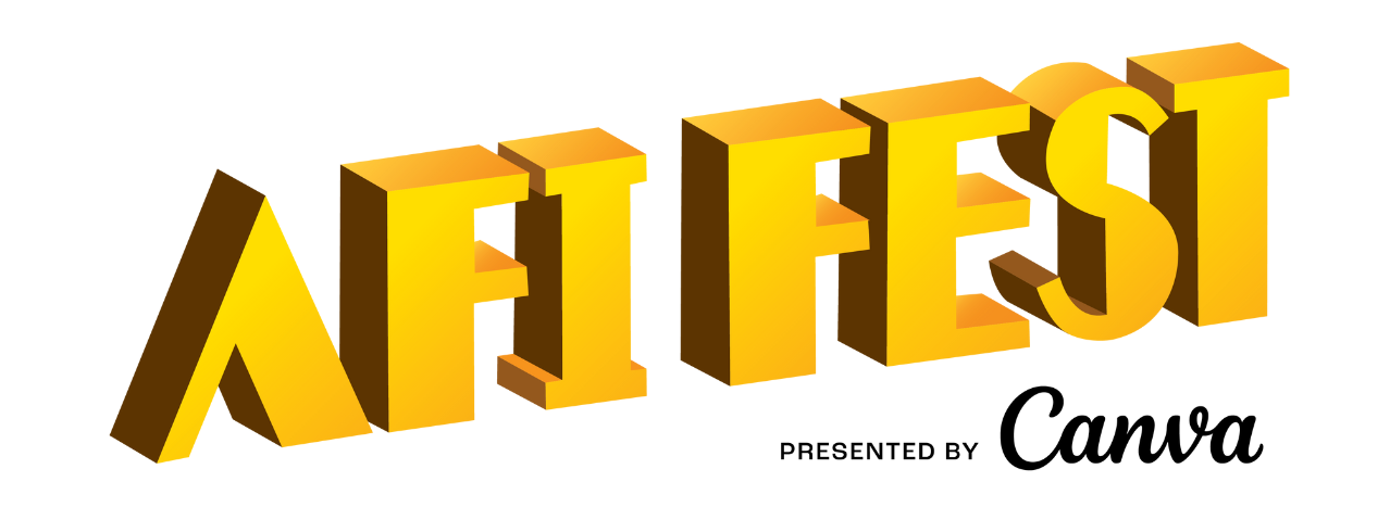 Logo for American Filn Institute Festival 2024, presented by Canva.