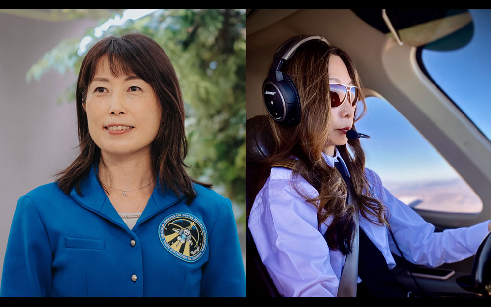 Left: Naoko Yamazaki | Right: Akiko Tito