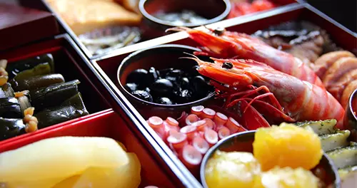 Osechi, a tradidional Japanese New Year's meal
