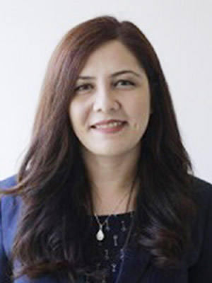 Headshot of Kristi Govella, Ph.D., speaking at Japanese affairs panel at JAPAN HOUSE Los Angeles